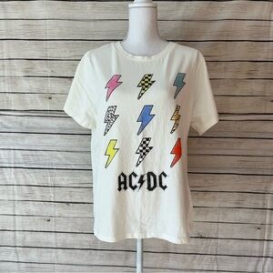 AC/DC Vintage Style Rock Band Tee Size XXL